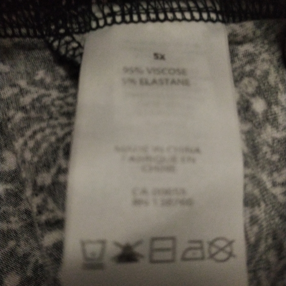 Irregular hem long sleeve fashion top - Picture 5 of 5